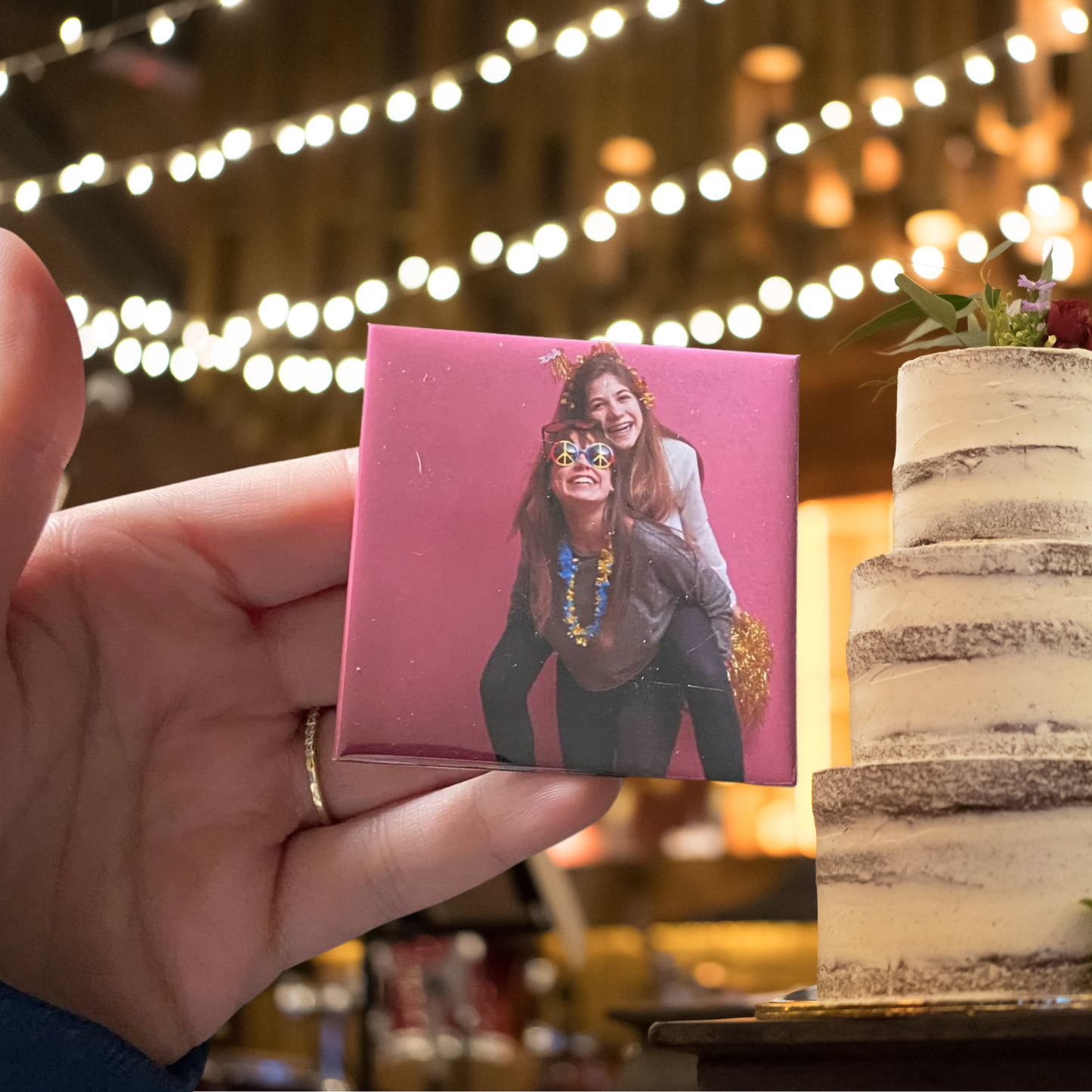 On-Site Custom Photo Magnet Booth