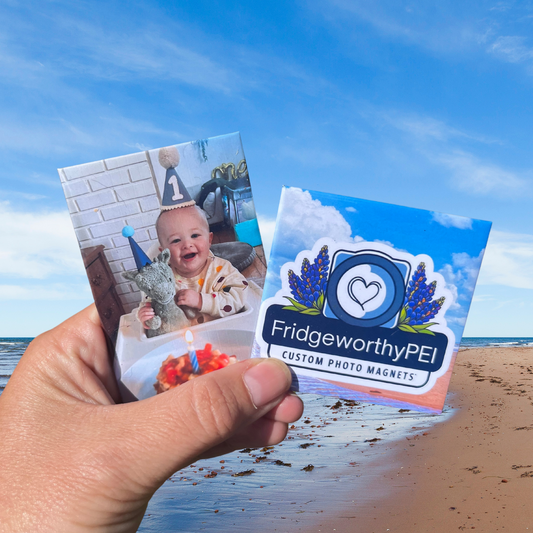 Six Smiles - Custom Photo Magnet Gift Set